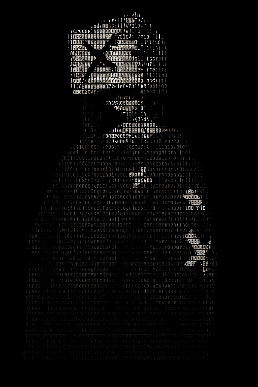 ASCII art face